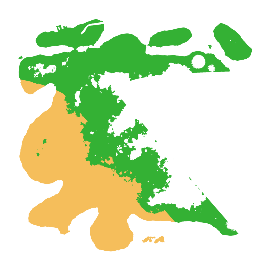 Biome Rust Map: Procedural Map, Size: 3500, Seed: 1750446613