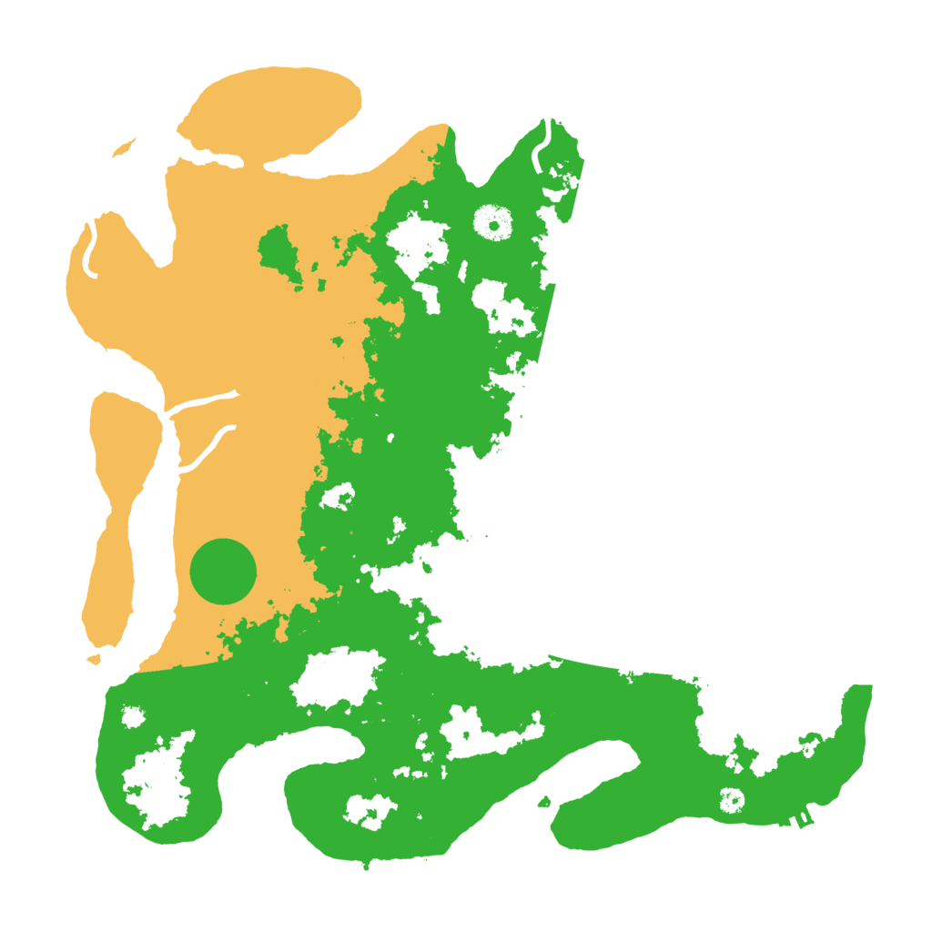 Biome Rust Map: Procedural Map, Size: 3700, Seed: 6012022
