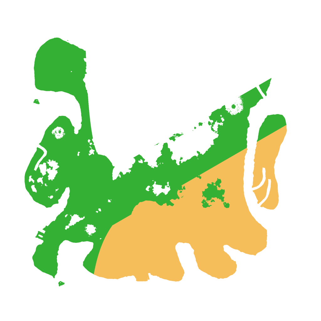 Biome Rust Map: Procedural Map, Size: 2800, Seed: 58675935