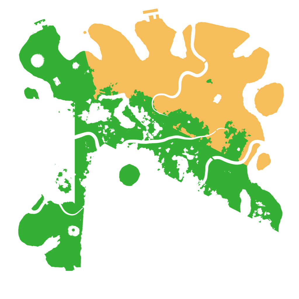 Biome Rust Map: Procedural Map, Size: 4000, Seed: 989937872