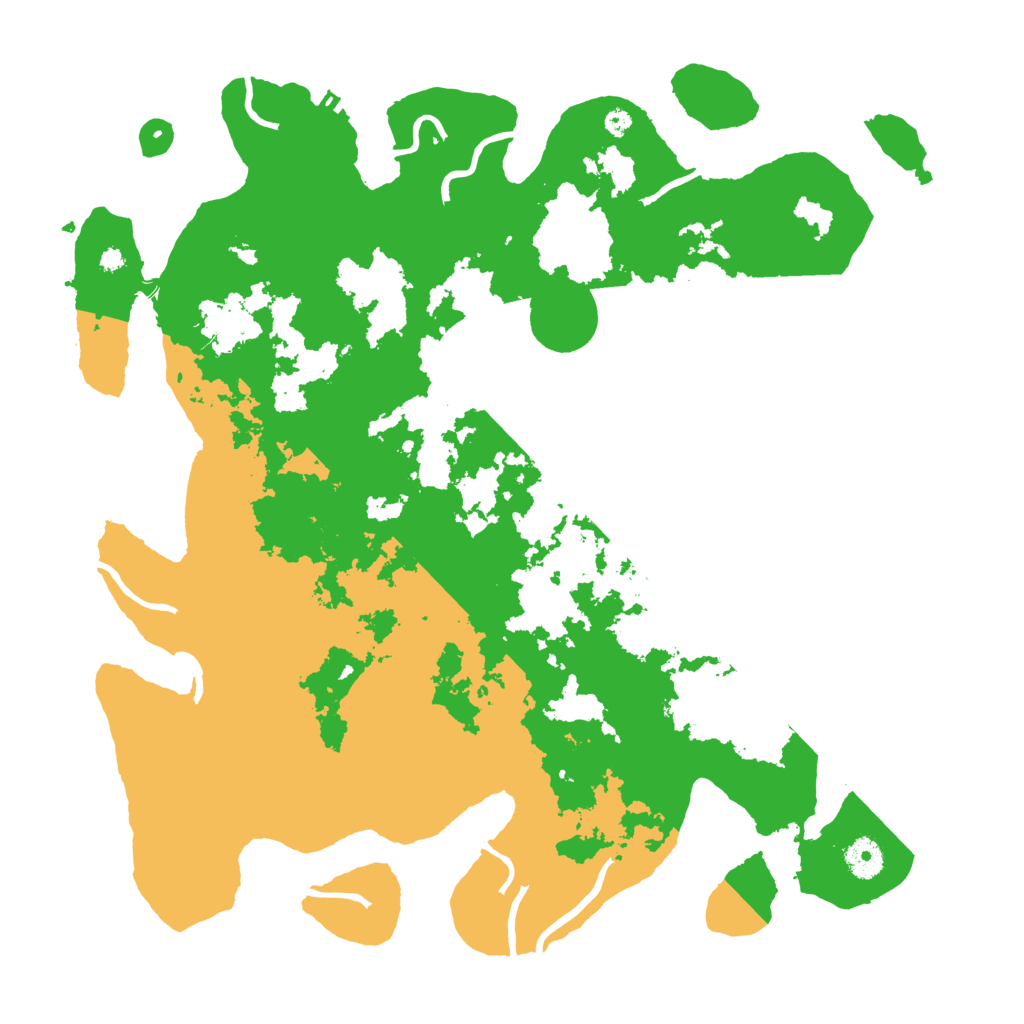 Biome Rust Map: Procedural Map, Size: 4000, Seed: 527963
