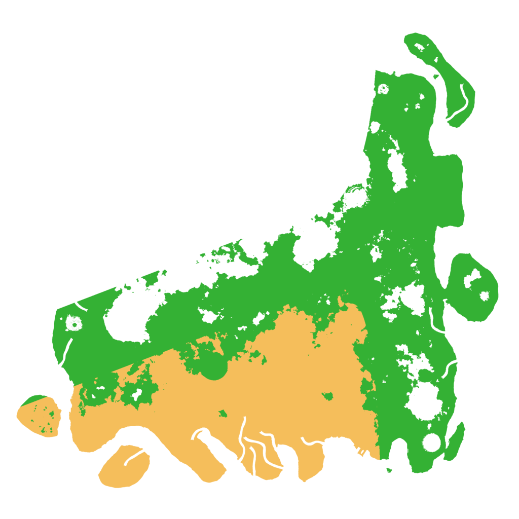 Biome Rust Map: Procedural Map, Size: 5000, Seed: 123666