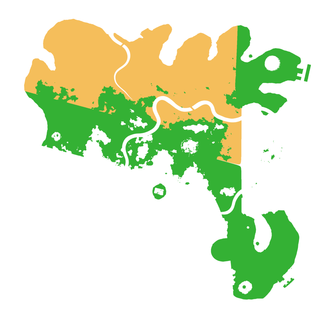 Biome Rust Map: Procedural Map, Size: 3750, Seed: 1596269272