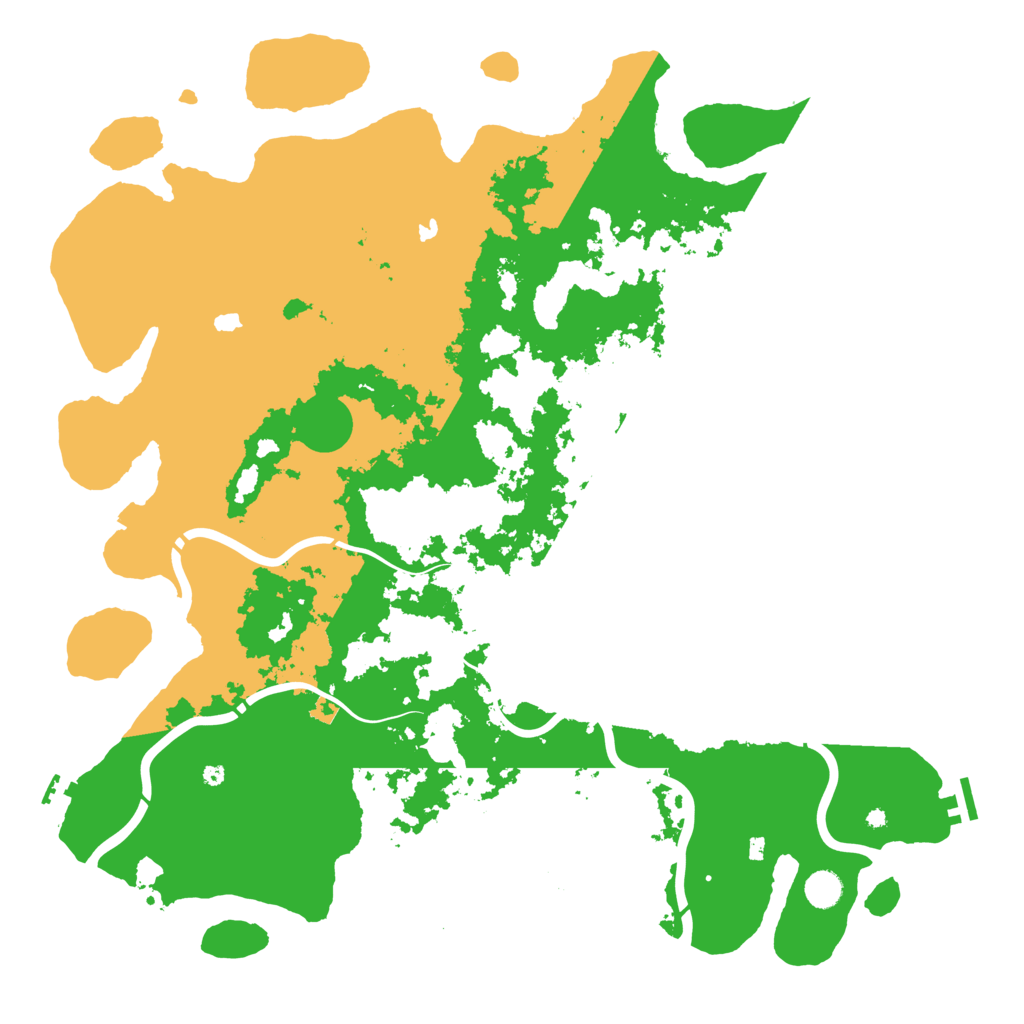 Biome Rust Map: Procedural Map, Size: 4800, Seed: 566081388