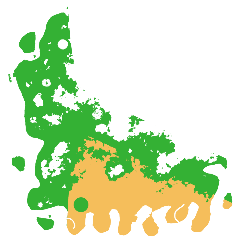Biome Rust Map: Procedural Map, Size: 4500, Seed: 11012022
