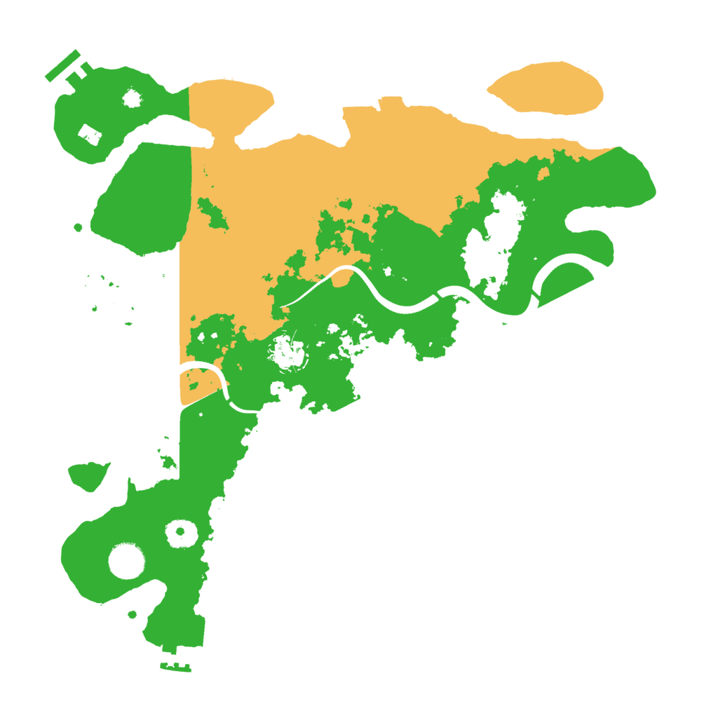 Biome Rust Map: Procedural Map, Size: 3500, Seed: 933872871