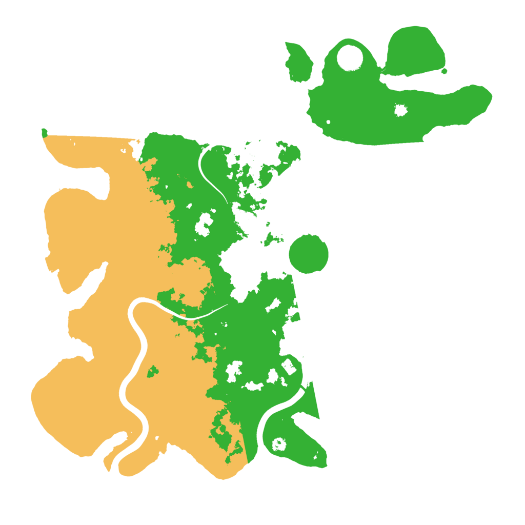 Biome Rust Map: Procedural Map, Size: 3750, Seed: 1227367541