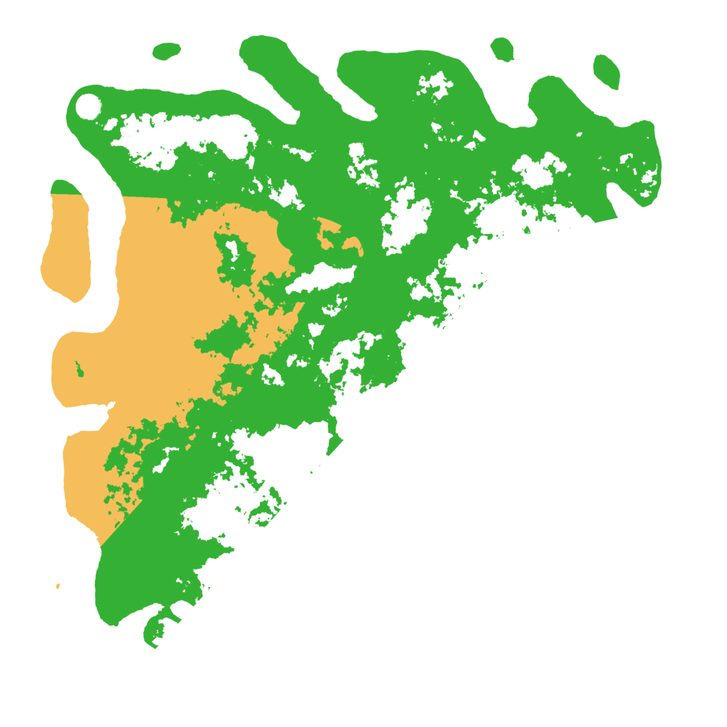 Biome Rust Map: Barren, Size: 5000, Seed: 151400792