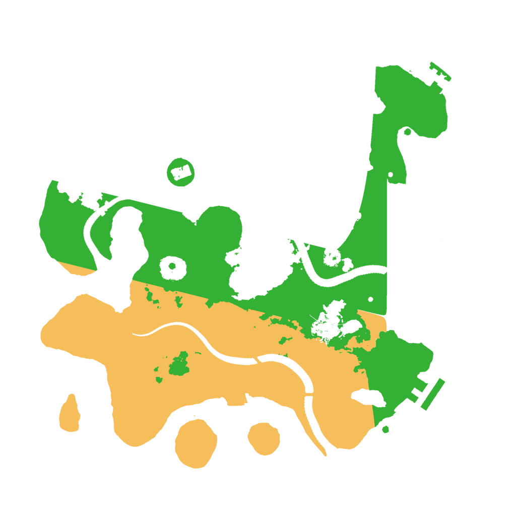 Biome Rust Map: Procedural Map, Size: 3000, Seed: 13820