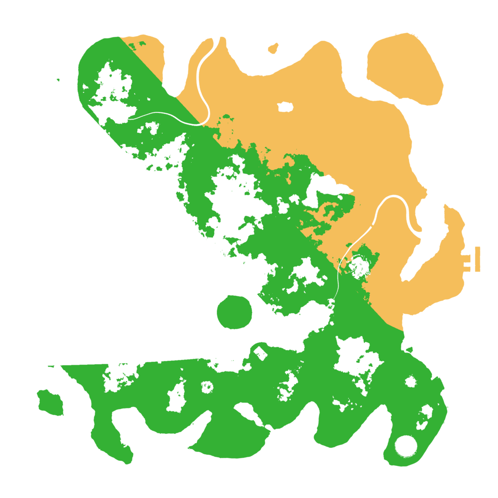Biome Rust Map: Procedural Map, Size: 4000, Seed: 1544757426