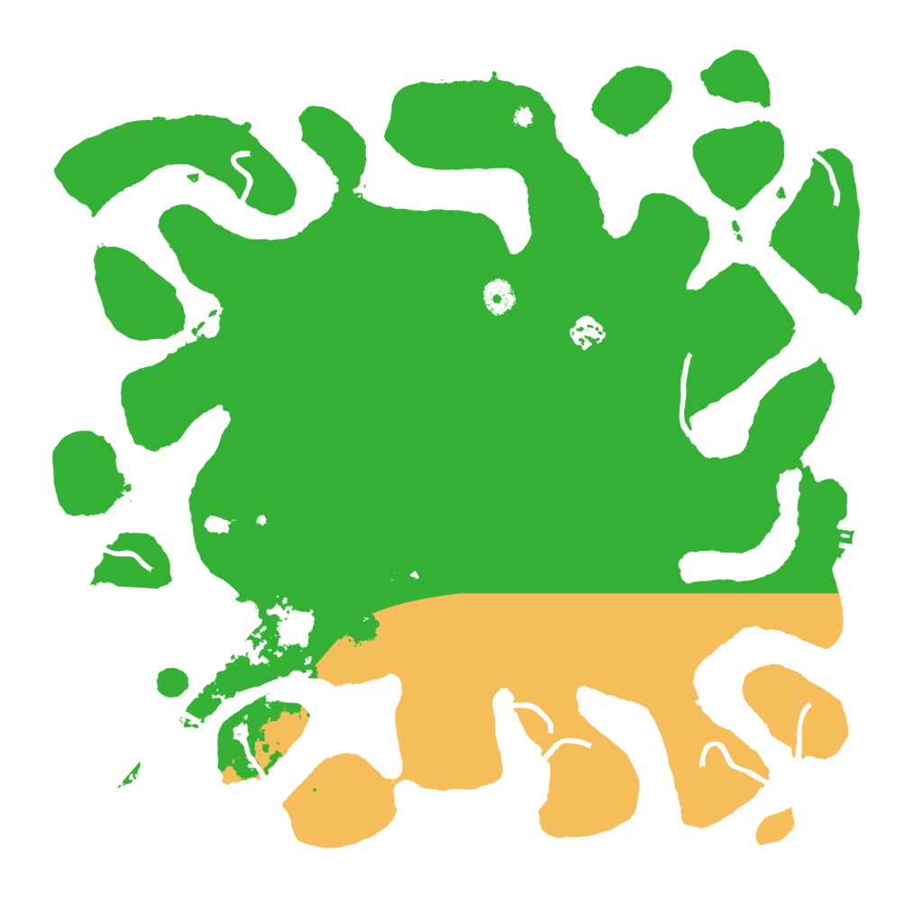 Biome Rust Map: Procedural Map, Size: 4200, Seed: 155