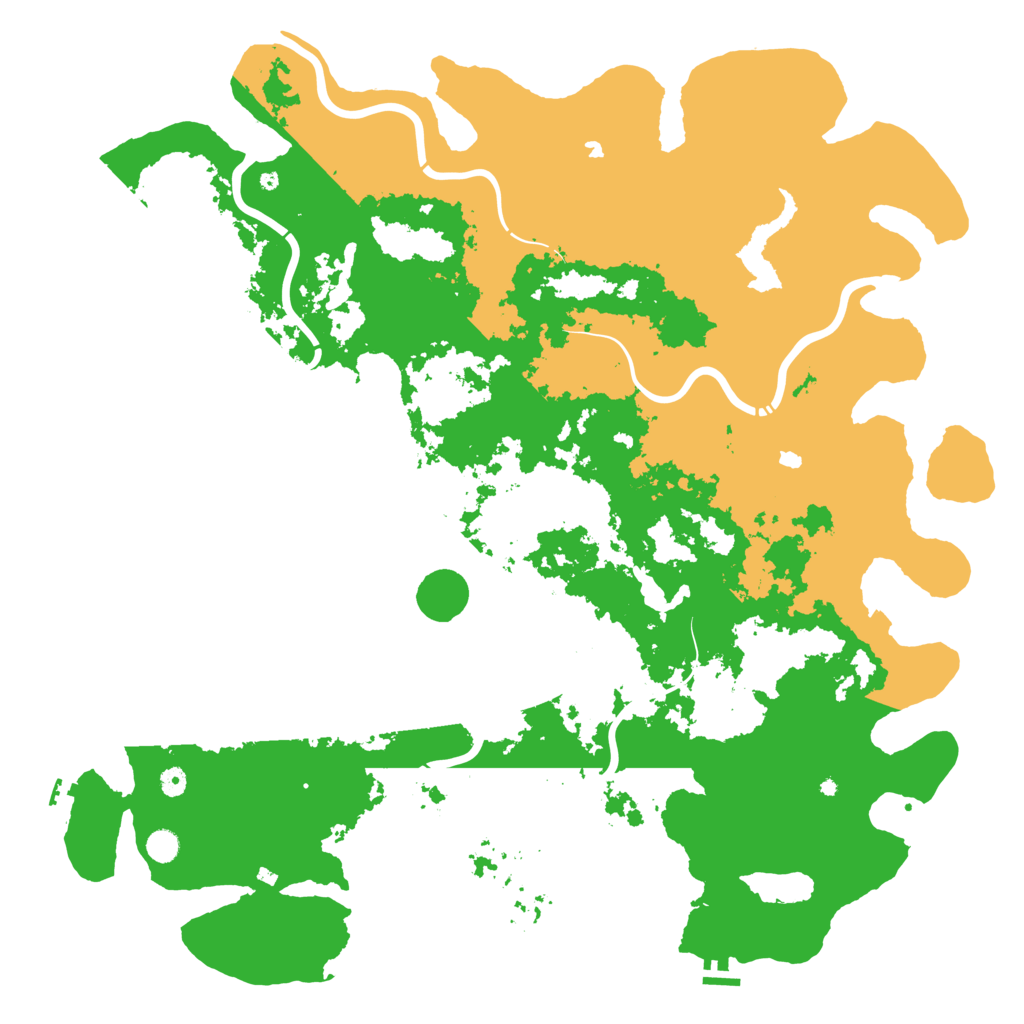 Biome Rust Map: Procedural Map, Size: 5500, Seed: 3234