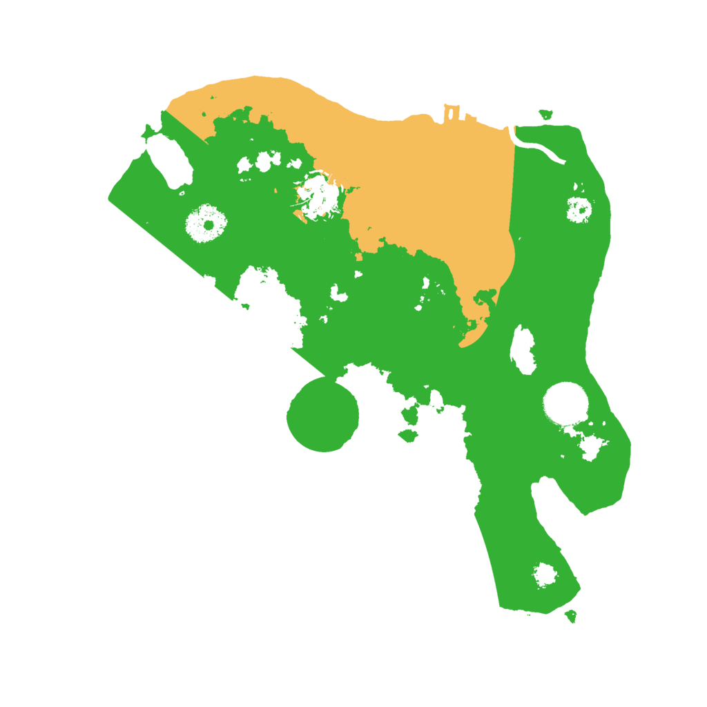 Biome Rust Map: Procedural Map, Size: 2800, Seed: 2030190