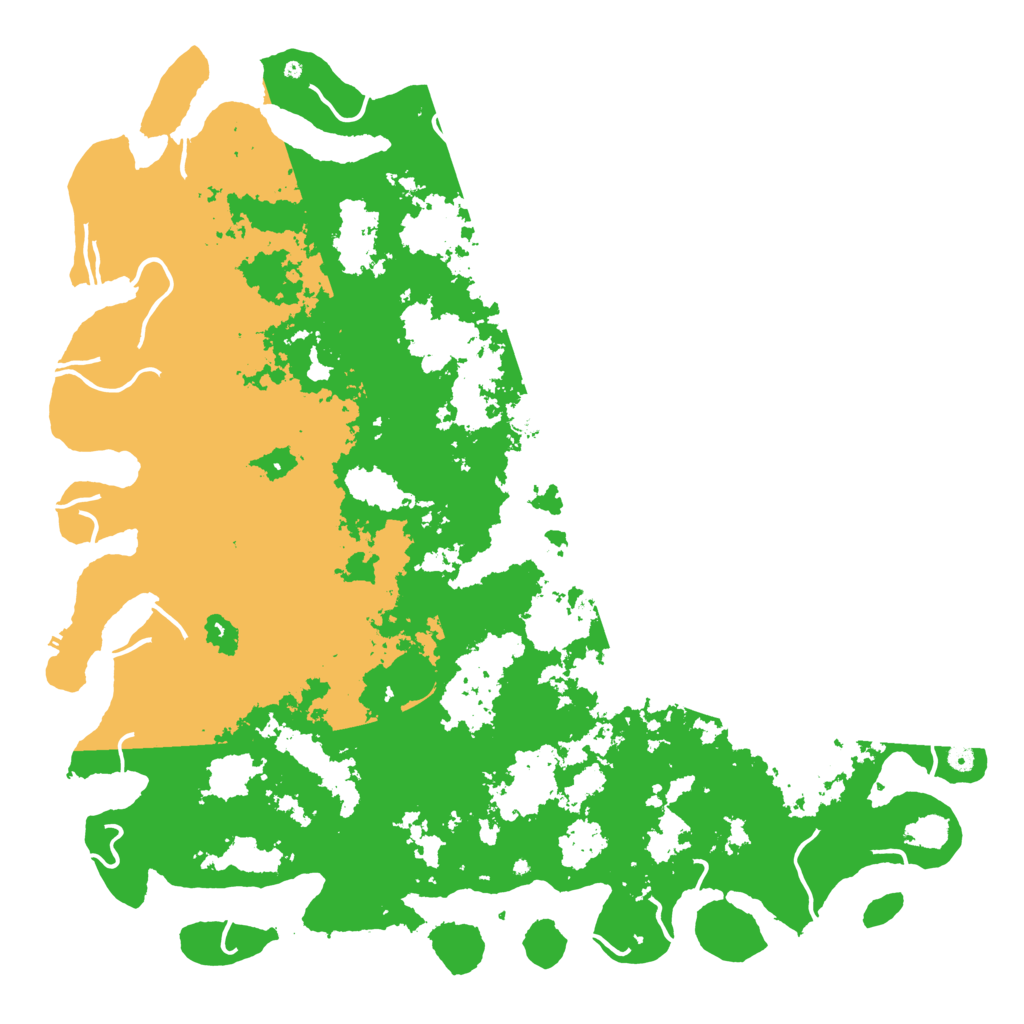 Biome Rust Map: Procedural Map, Size: 6000, Seed: 236745734