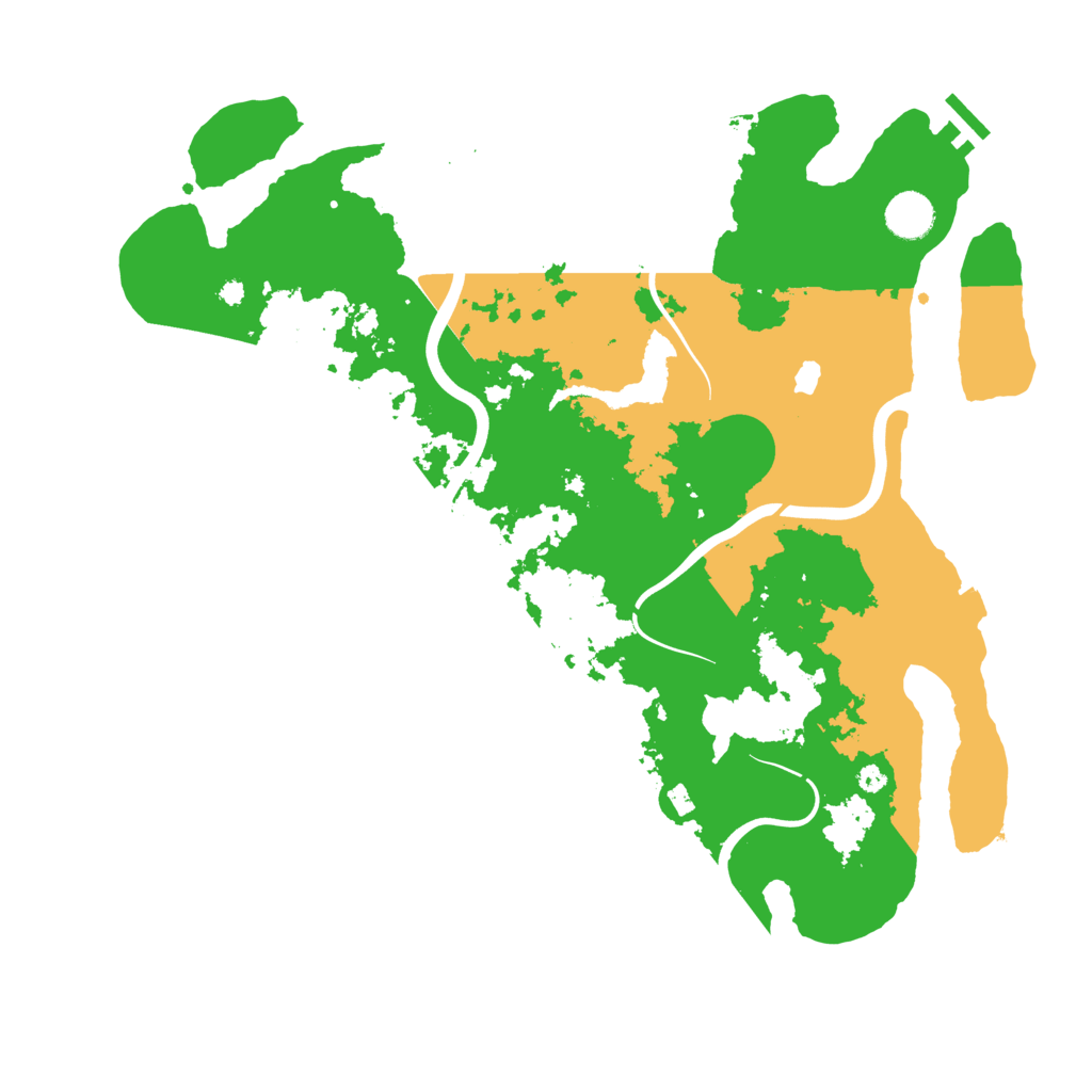 Biome Rust Map: Procedural Map, Size: 4000, Seed: 324548