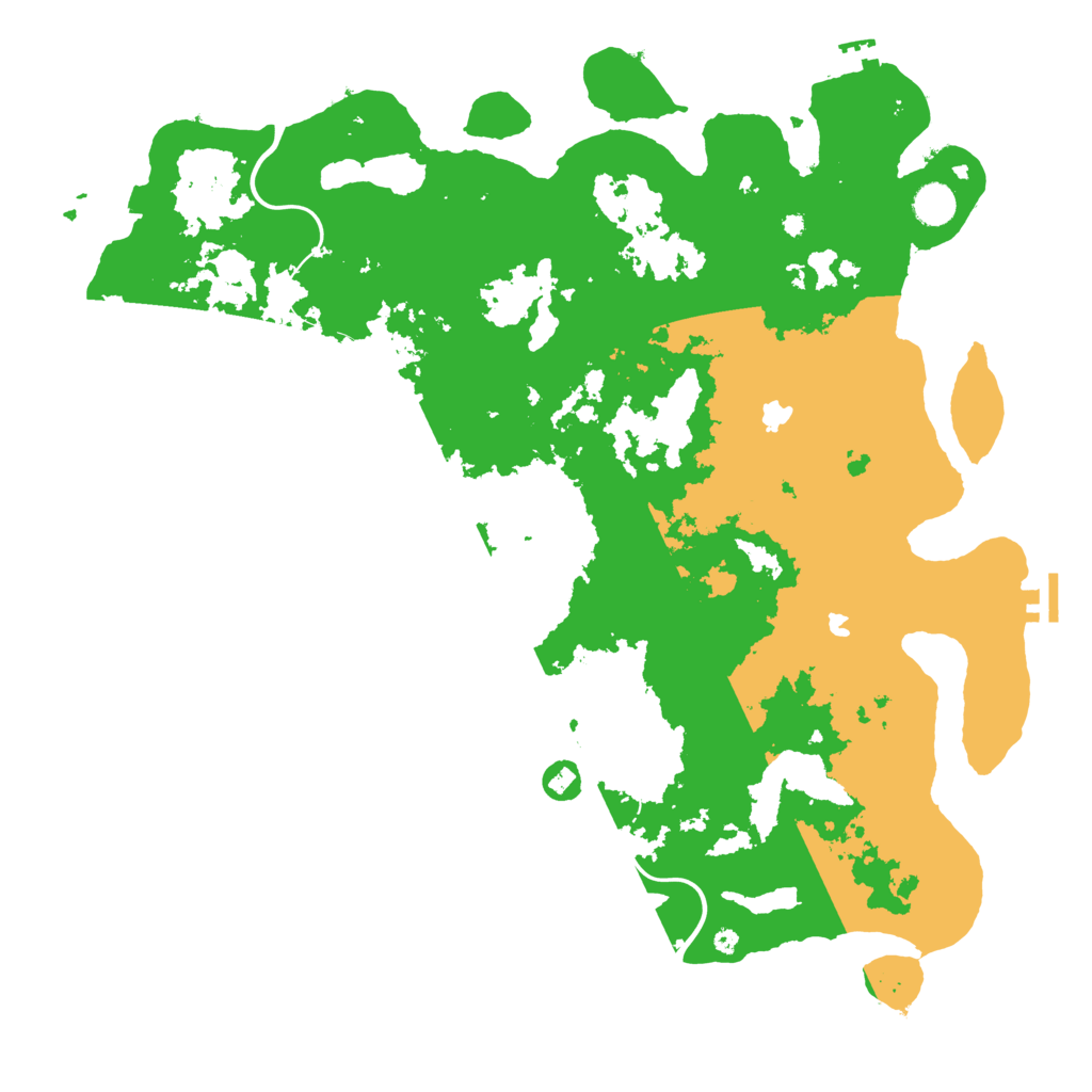 Biome Rust Map: Procedural Map, Size: 4500, Seed: 8746150