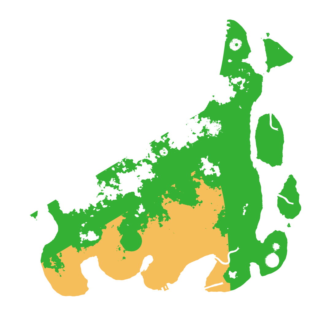 Biome Rust Map: Procedural Map, Size: 4000, Seed: 1070122142