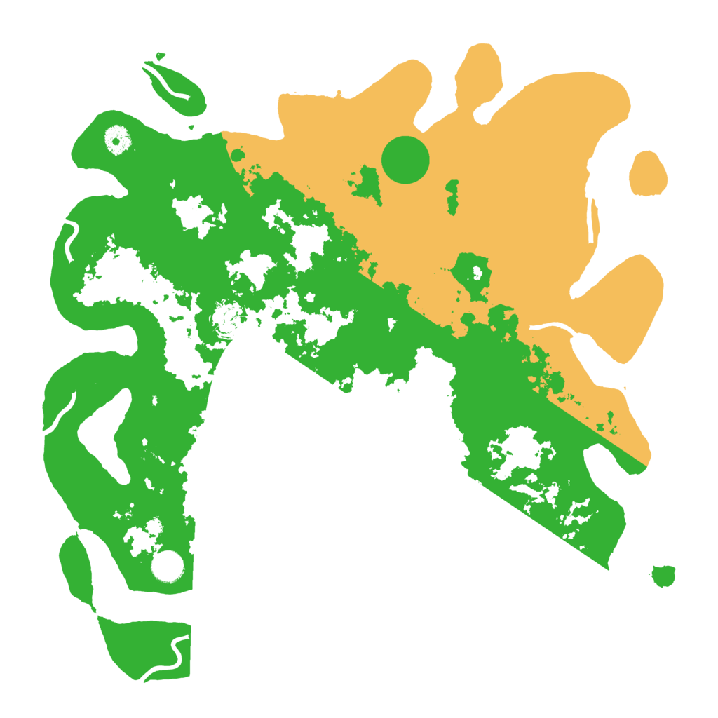 Biome Rust Map: Procedural Map, Size: 3950, Seed: 1355907589