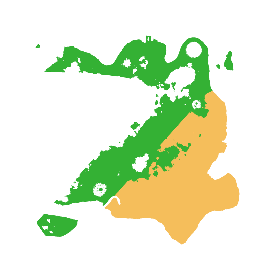 Biome Rust Map: Procedural Map, Size: 3000, Seed: 7012201