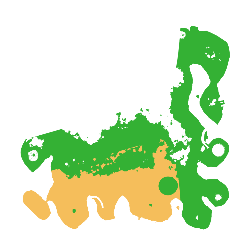 Biome Rust Map: Procedural Map, Size: 3500, Seed: 220106