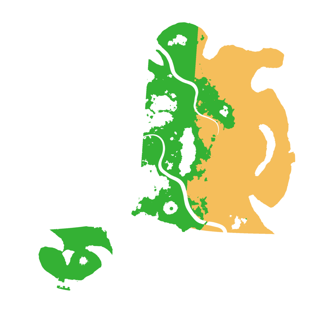Biome Rust Map: Procedural Map, Size: 3550, Seed: 262359