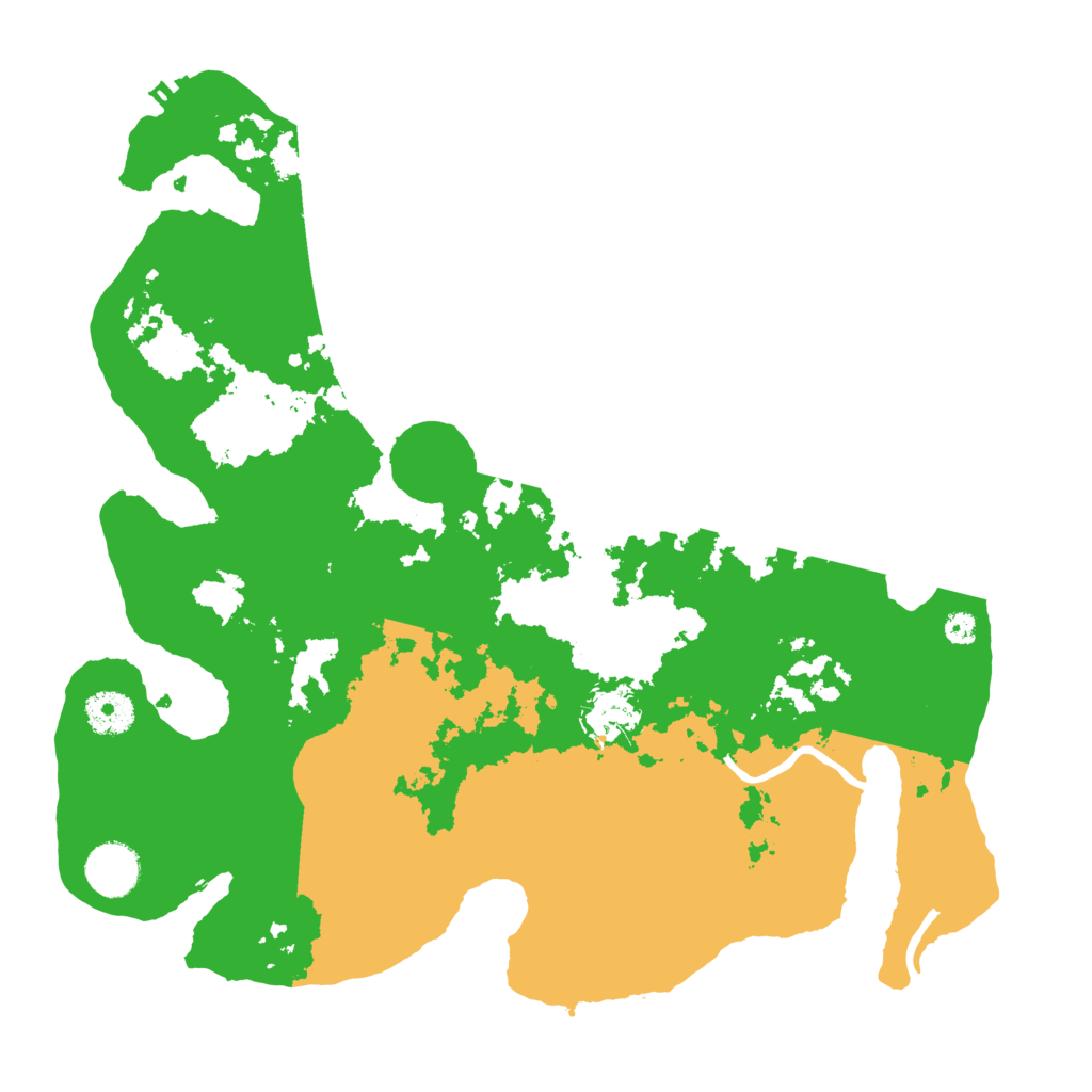 Biome Rust Map: Procedural Map, Size: 3550, Seed: 771212