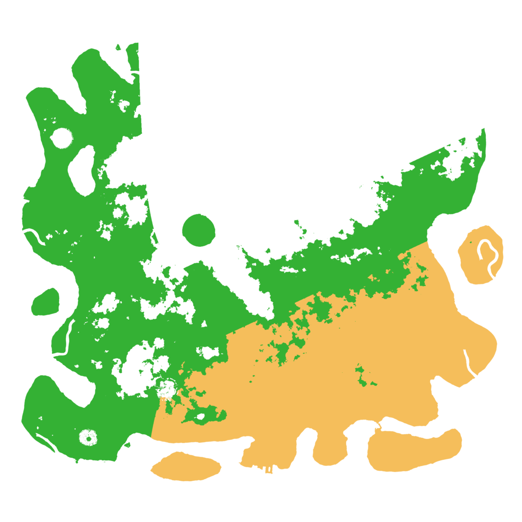 Biome Rust Map: Procedural Map, Size: 4500, Seed: 964363302