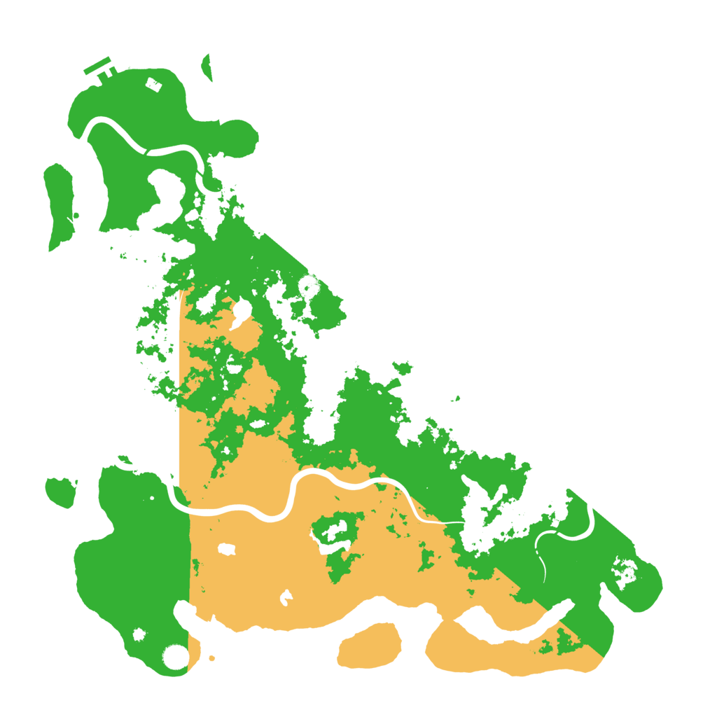 Biome Rust Map: Procedural Map, Size: 5000, Seed: 31286