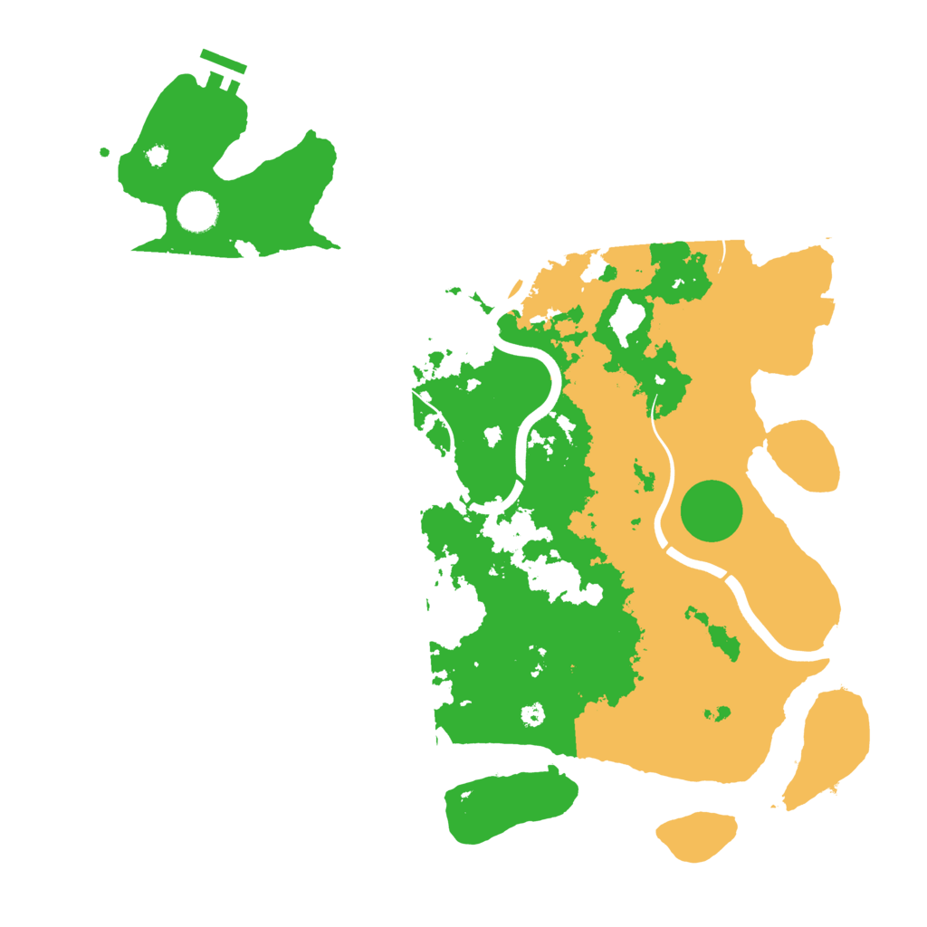 Biome Rust Map: Procedural Map, Size: 3950, Seed: 935813423