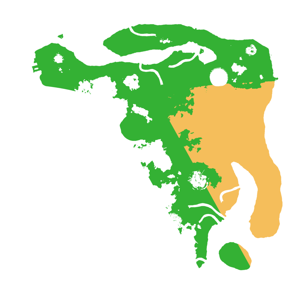 Biome Rust Map: Procedural Map, Size: 3000, Seed: 2220