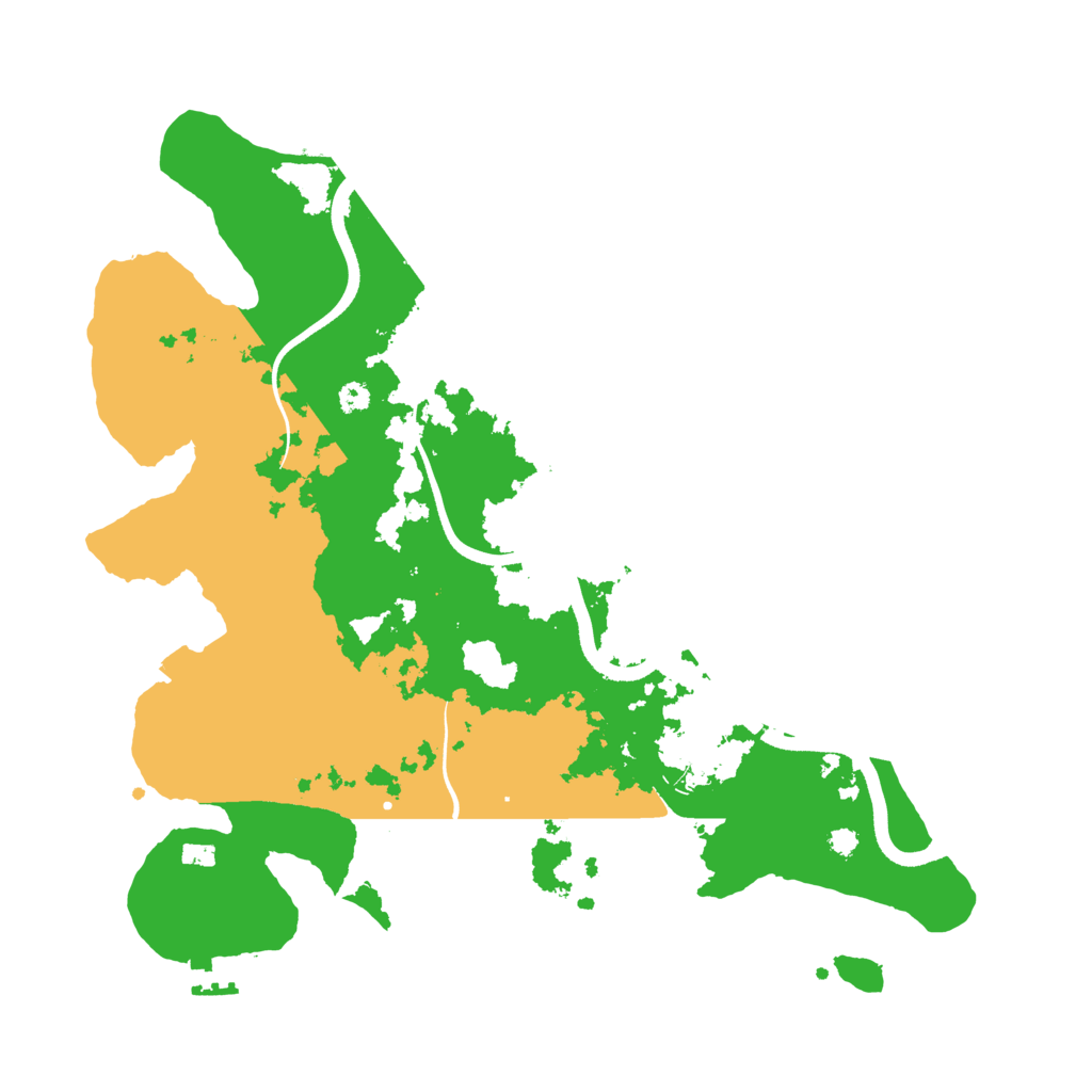 Biome Rust Map: Procedural Map, Size: 3550, Seed: 892972