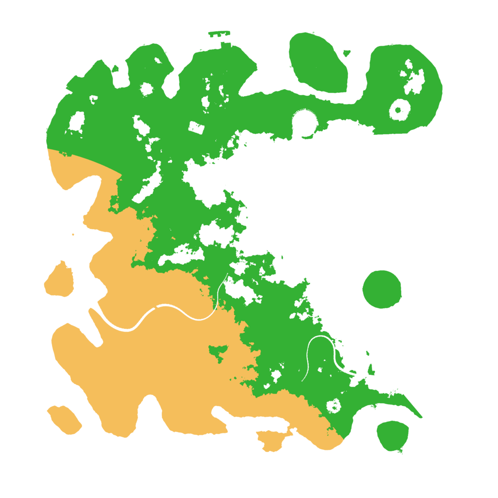 Biome Rust Map: Procedural Map, Size: 3500, Seed: 19322460