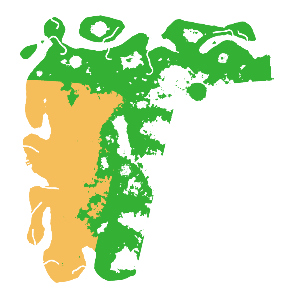 Biome Rust Map: Procedural Map, Size: 4500, Seed: 546847