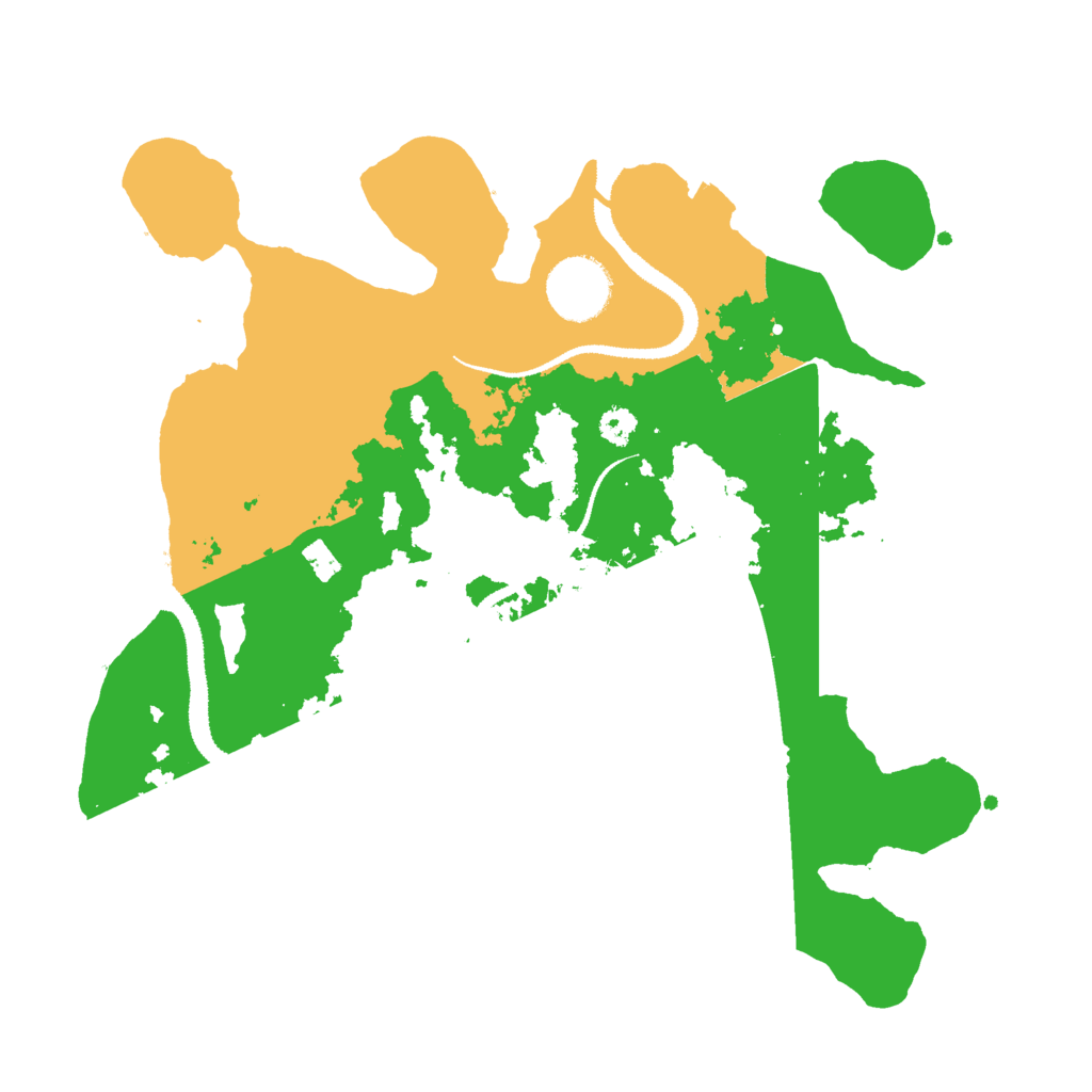 Biome Rust Map: Procedural Map, Size: 3000, Seed: 98277
