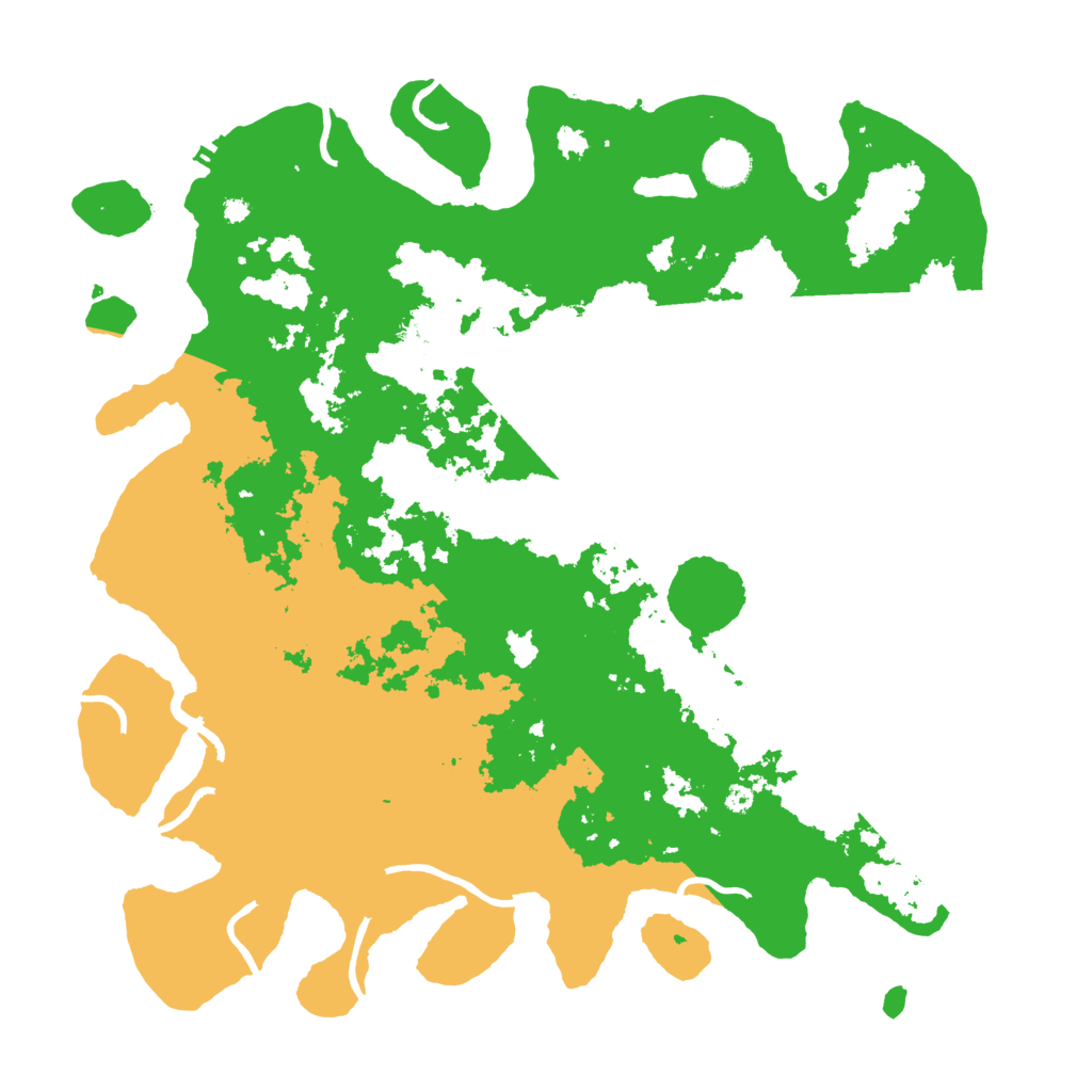 Biome Rust Map: Procedural Map, Size: 4000, Seed: 13284