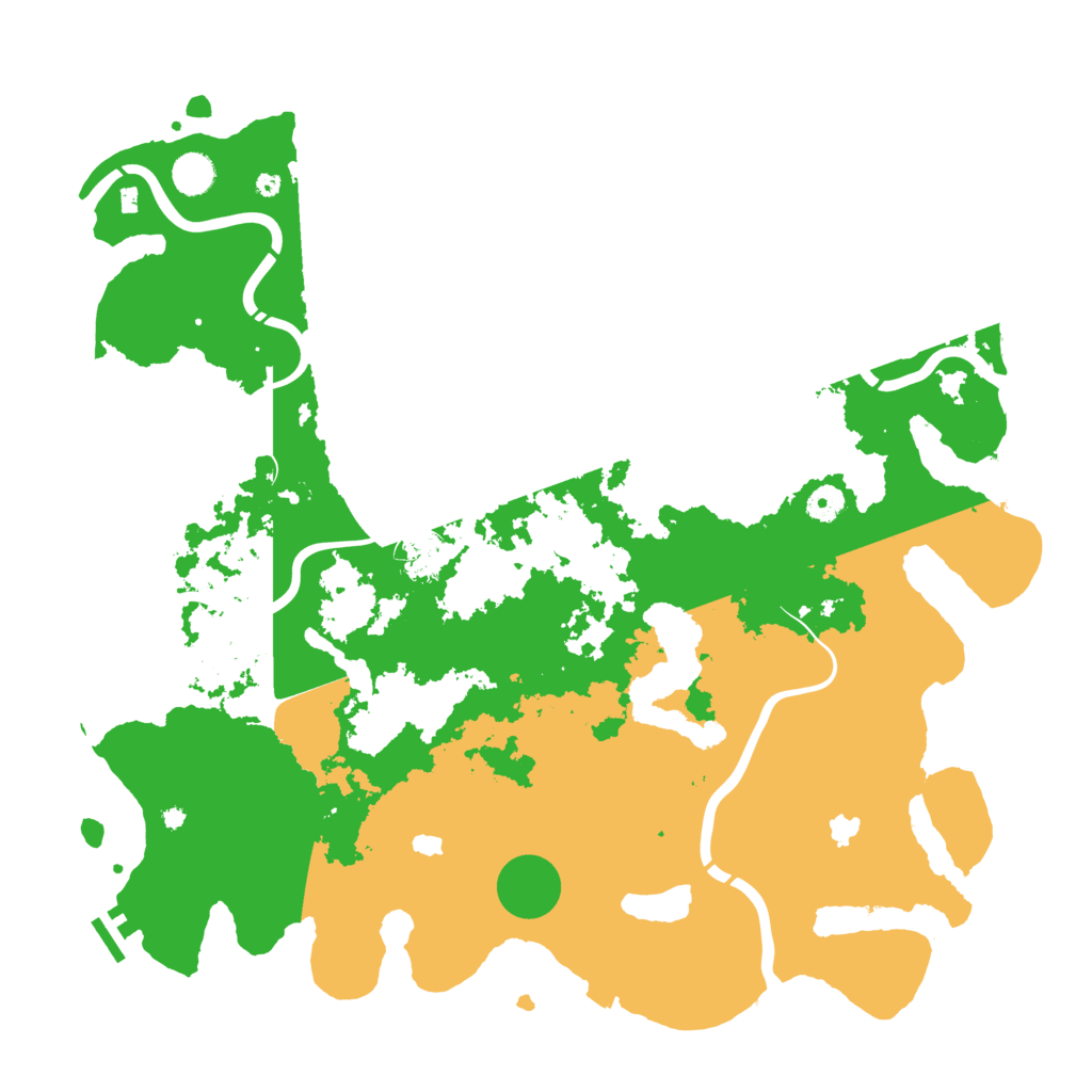 Biome Rust Map: Procedural Map, Size: 4500, Seed: 73210861