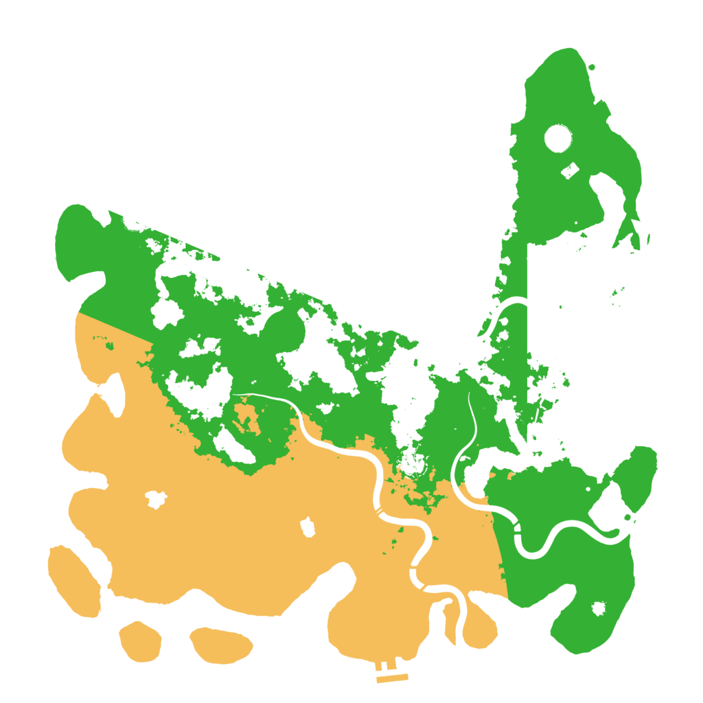 Biome Rust Map: Procedural Map, Size: 4500, Seed: 361417