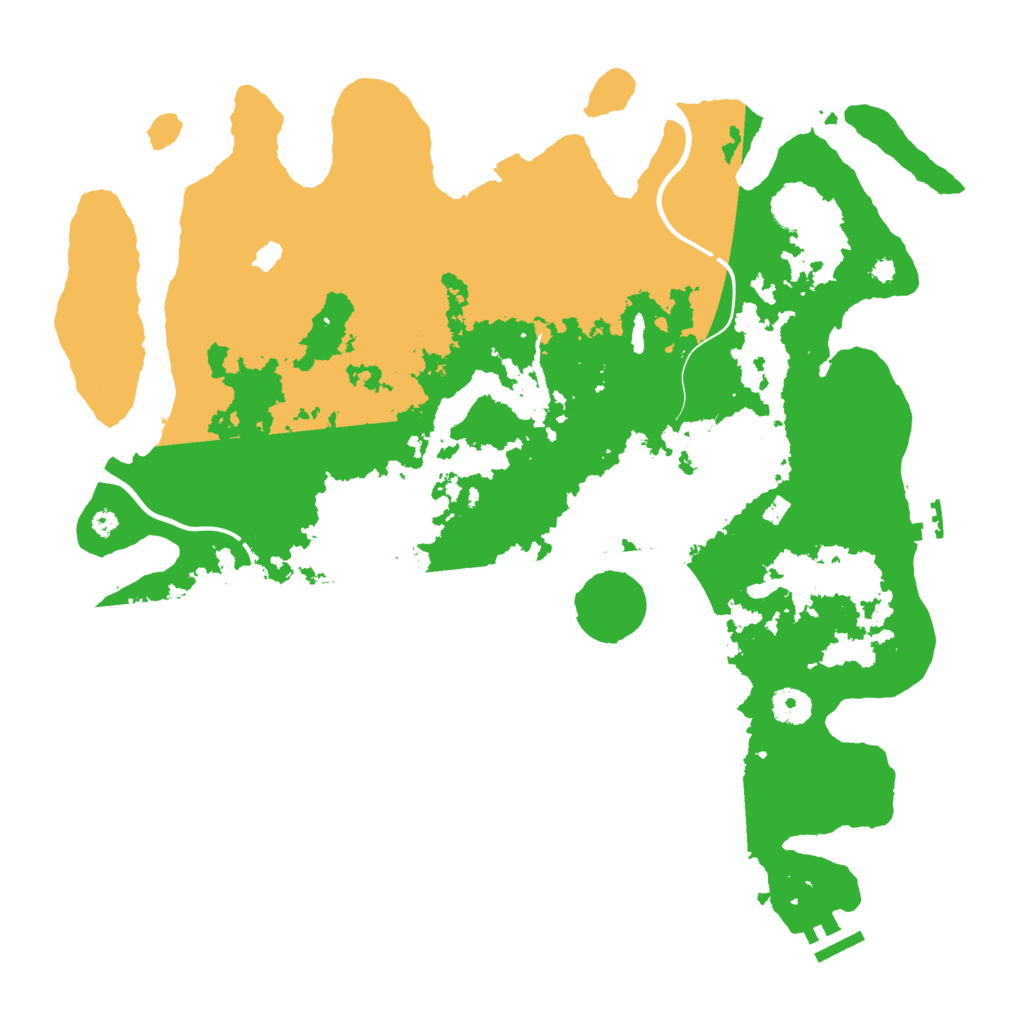 Biome Rust Map: Procedural Map, Size: 4000, Seed: 319723