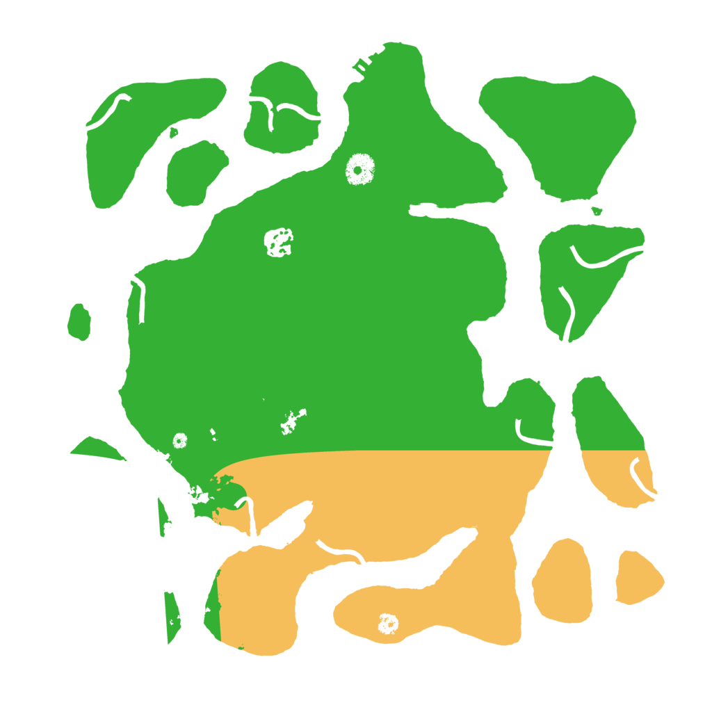 Biome Rust Map: Procedural Map, Size: 3500, Seed: 1335228352