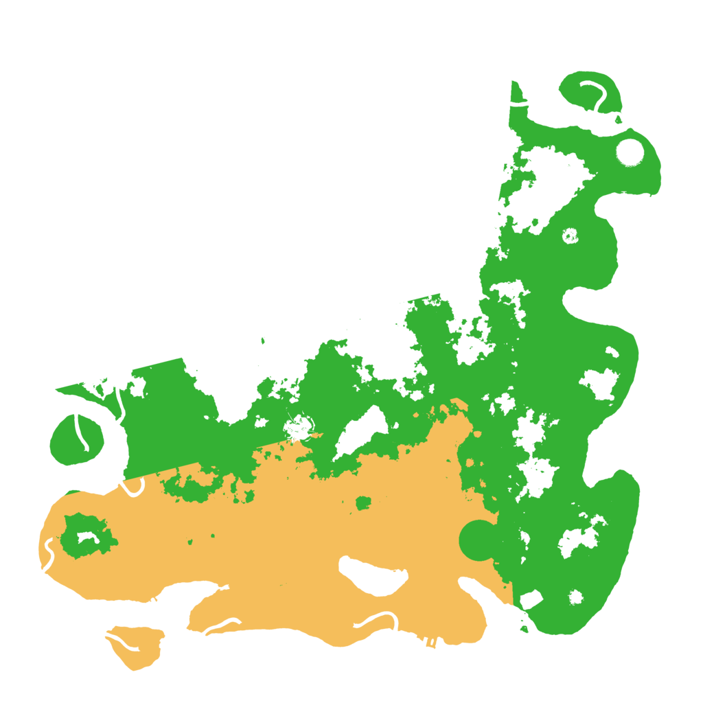 Biome Rust Map: Procedural Map, Size: 4500, Seed: 4240278