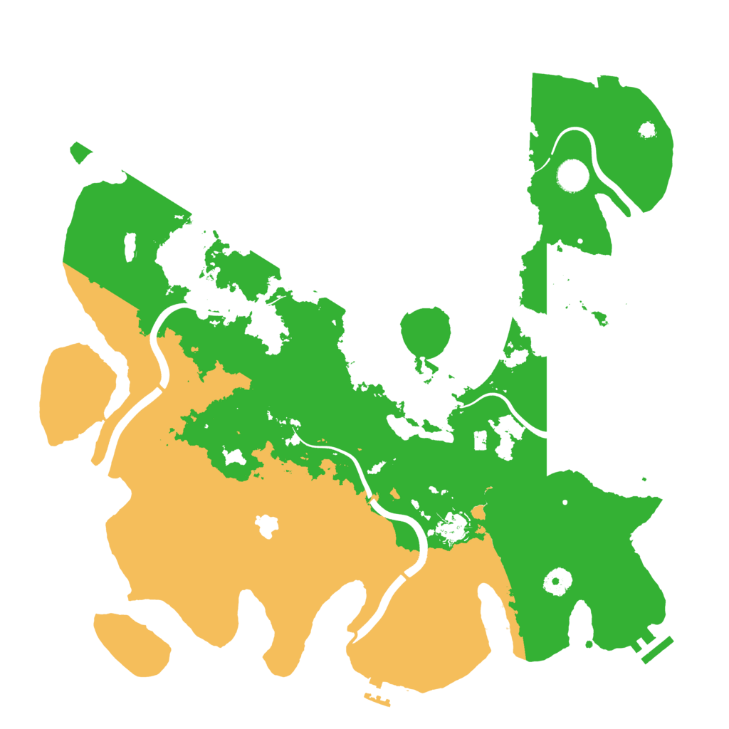 Biome Rust Map: Procedural Map, Size: 4000, Seed: 3727145