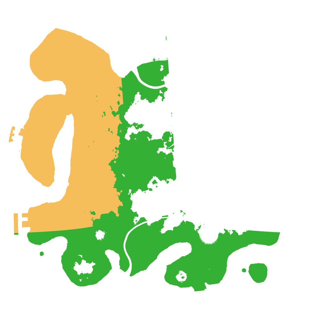 Biome Rust Map: Procedural Map, Size: 3000, Seed: 1299356918