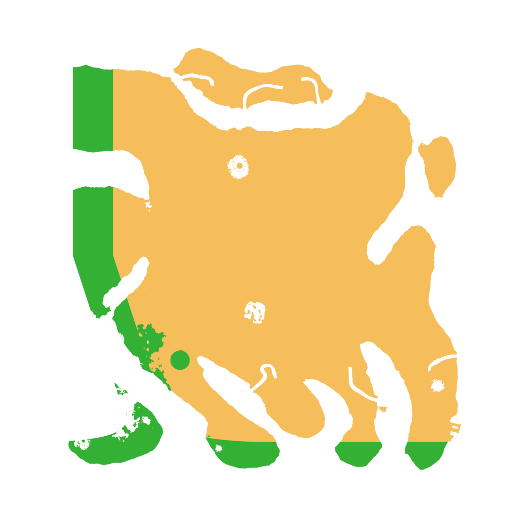 Biome Rust Map: Procedural Map, Size: 3500, Seed: 118300247