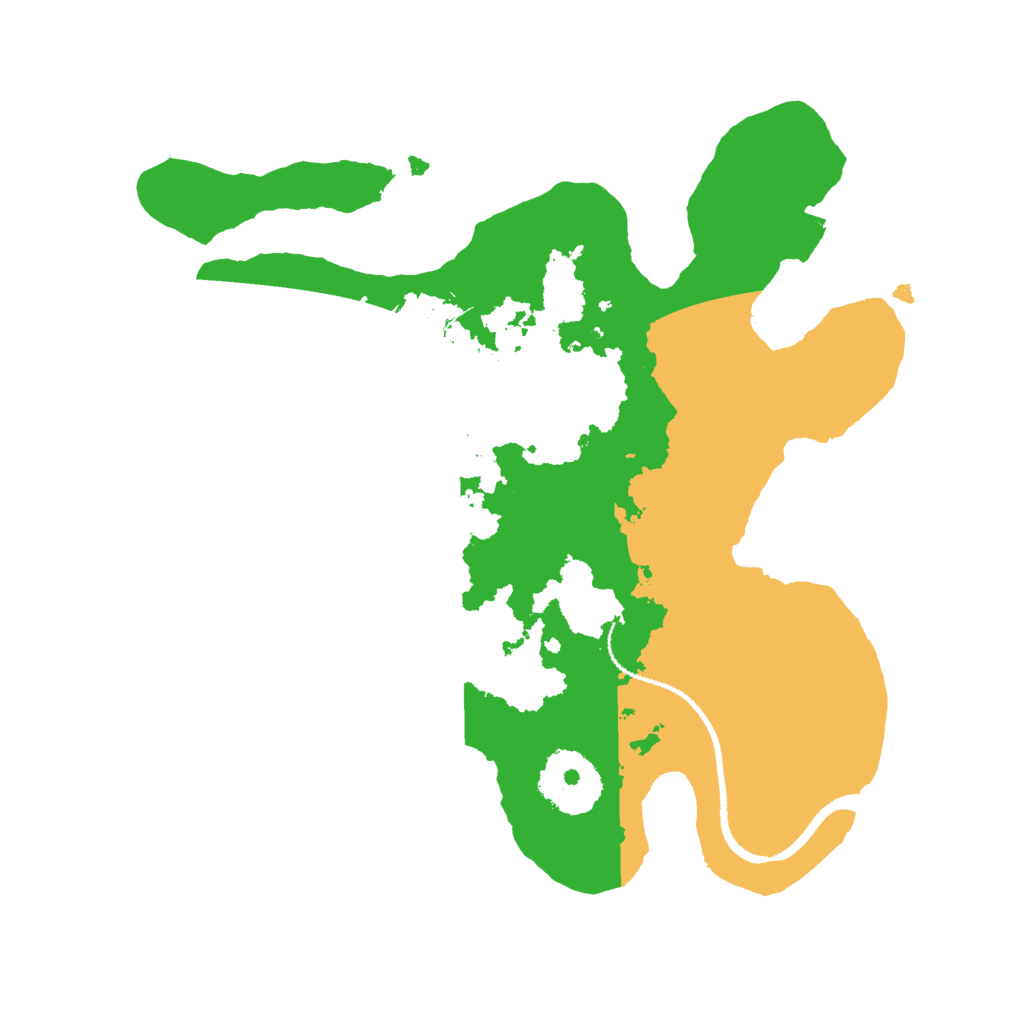 Biome Rust Map: Procedural Map, Size: 2500, Seed: 1934