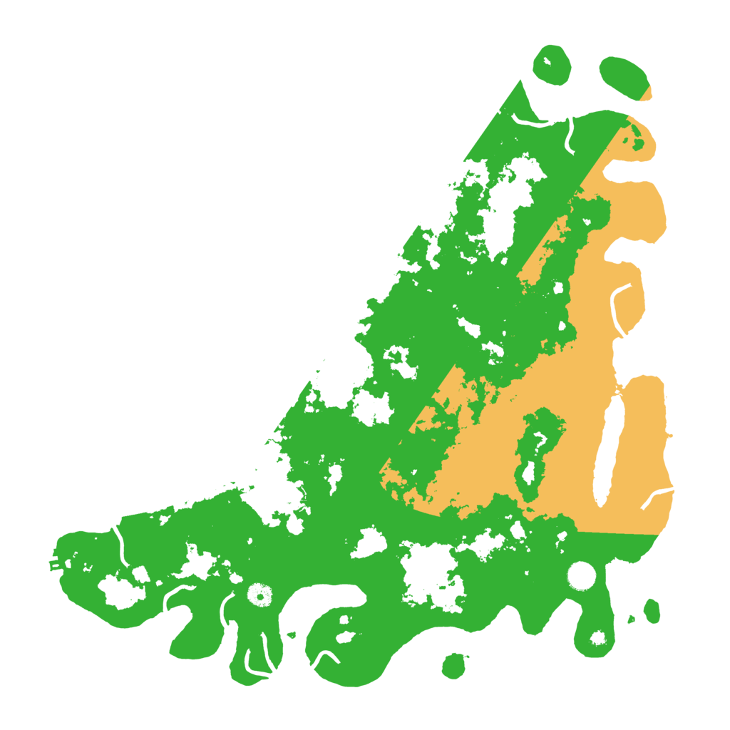 Biome Rust Map: Procedural Map, Size: 4500, Seed: 70482878