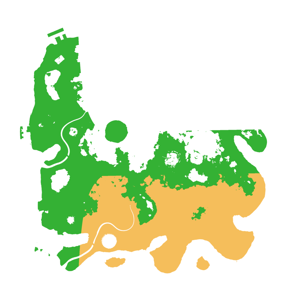 Biome Rust Map: Procedural Map, Size: 3500, Seed: 71288245