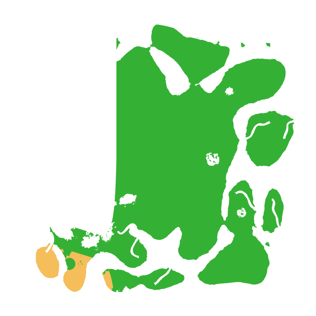 Biome Rust Map: Procedural Map, Size: 3500, Seed: 1996242968