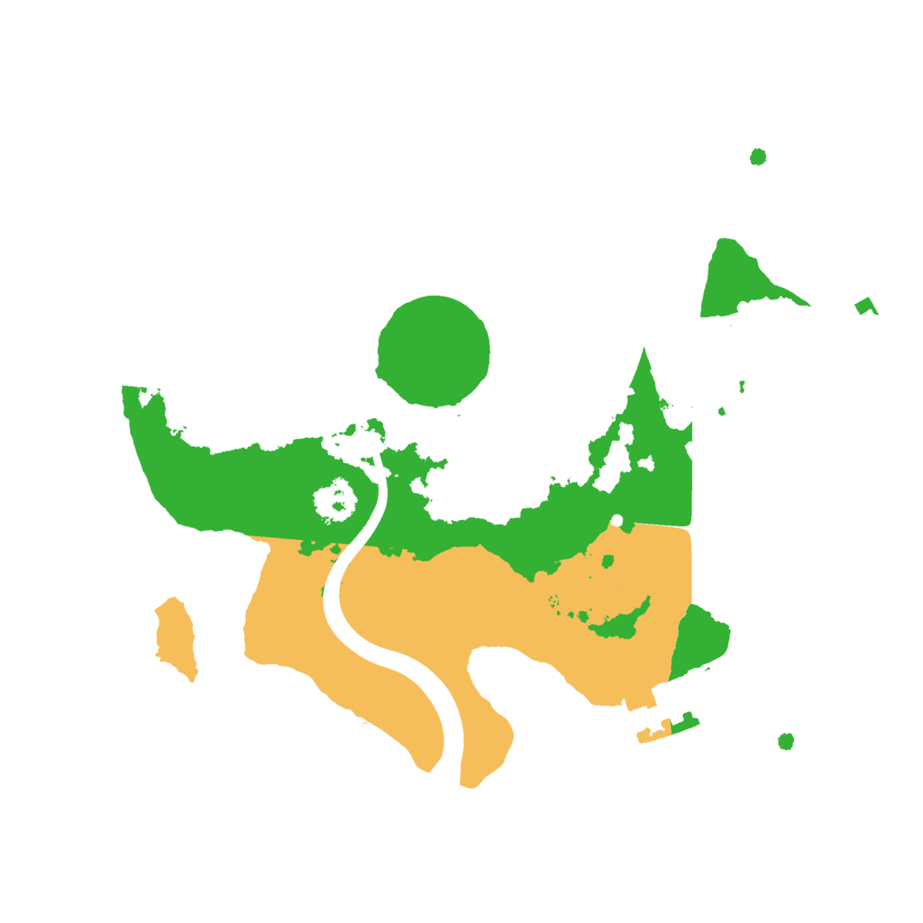 Biome Rust Map: Procedural Map, Size: 2222, Seed: 1234