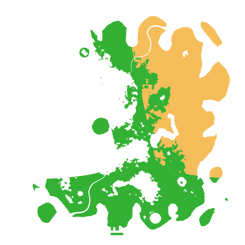 Biome Rust Map: Procedural Map, Size: 4000, Seed: 35289