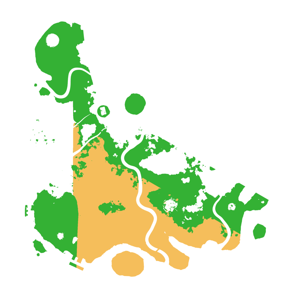 Biome Rust Map: Procedural Map, Size: 3900, Seed: 3333